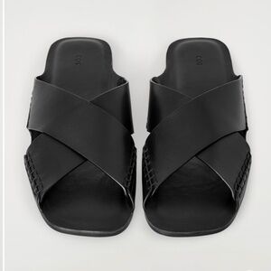 Cos crossover leather sandals